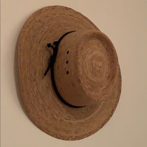 *SOLD* Vintage 70s Straw Boater Hat